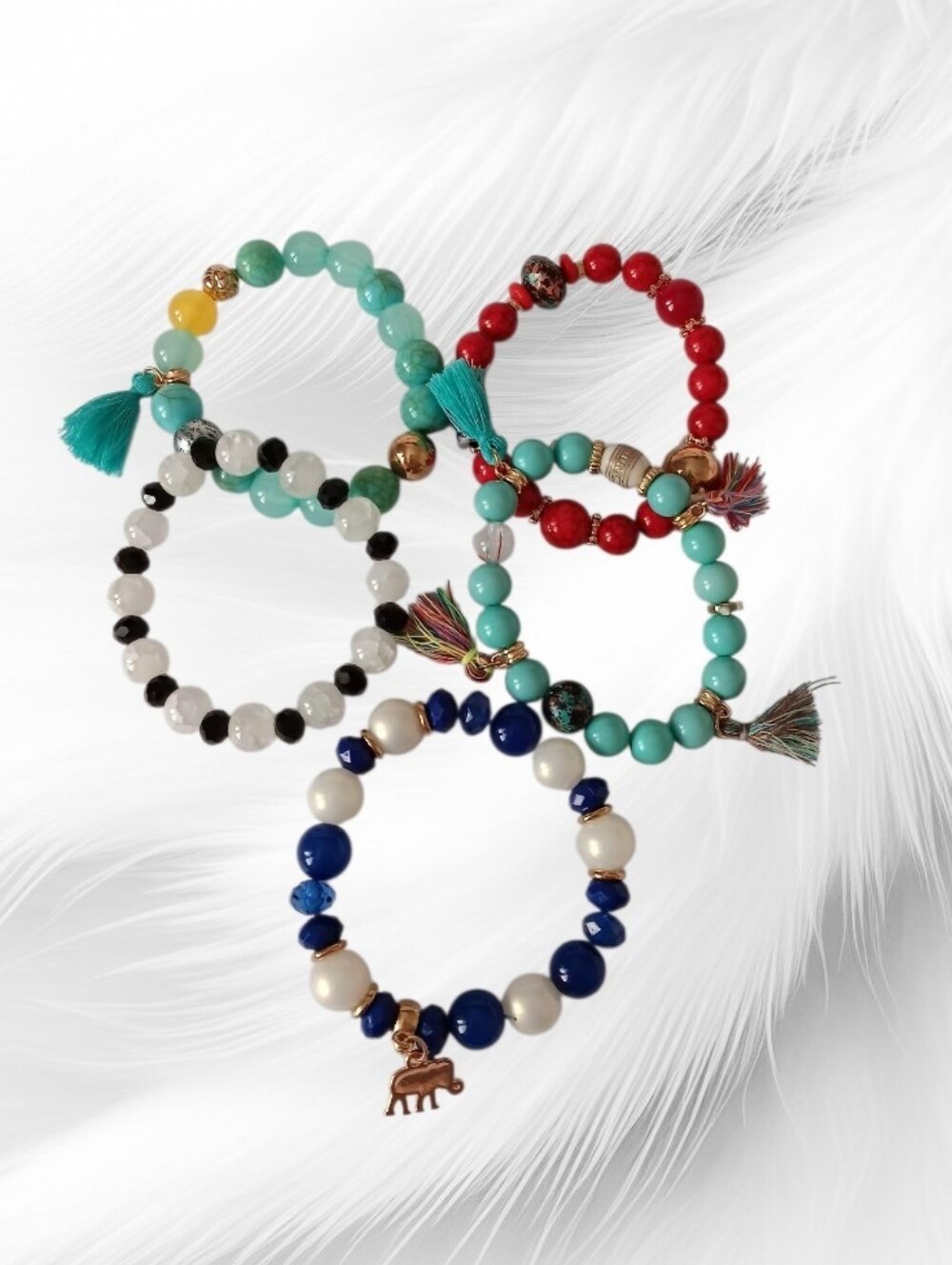 Stackable Beaded Bracelets
